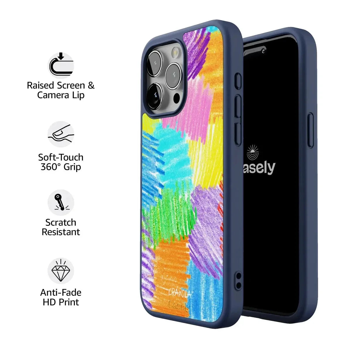 Scribble Me That | Crayola Rainbow Pencil Case iPhone Case Crayola