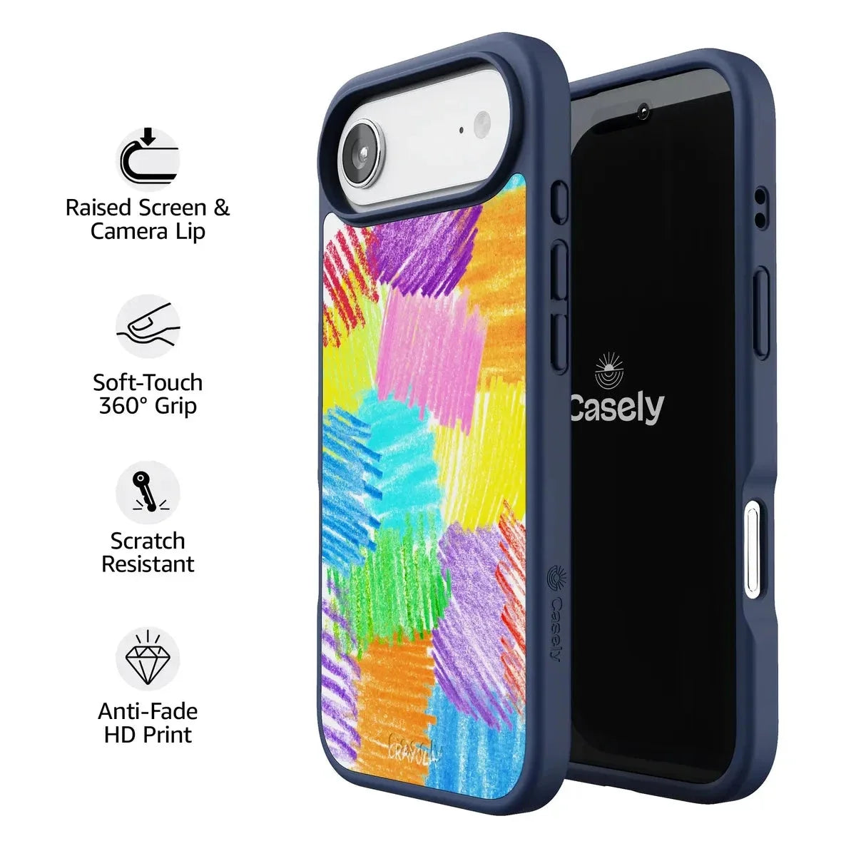 Scribble Me That | Crayola Rainbow Pencil Case iPhone Case Crayola