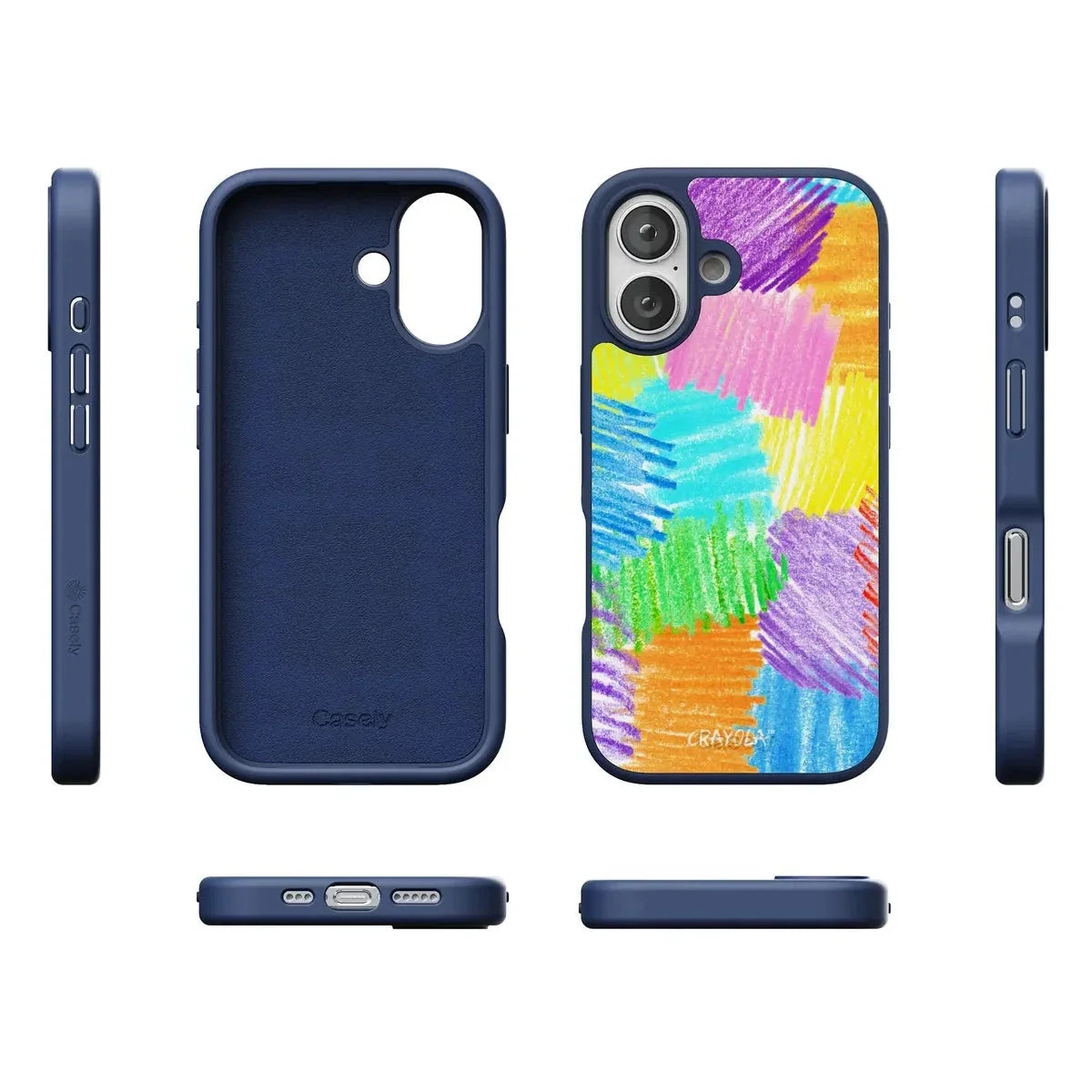 Scribble Me That | Crayola Rainbow Pencil Case iPhone Case Crayola