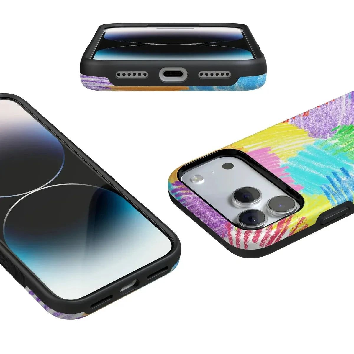 Scribble Me That | Crayola Rainbow Pencil Case iPhone Case Crayola