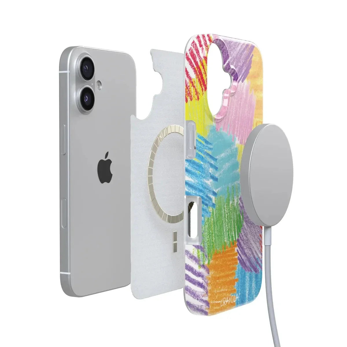 Scribble Me That | Crayola Rainbow Pencil Case iPhone Case Crayola