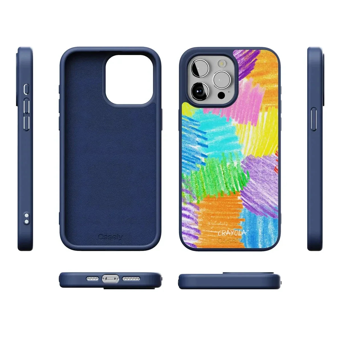Scribble Me That | Crayola Rainbow Pencil Case iPhone Case Crayola