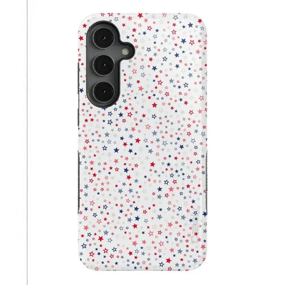 Seeing Stars | Red, White & Blue Case Phone Case Casetry Bold Flex + MagSafe® Galaxy S25 Plus