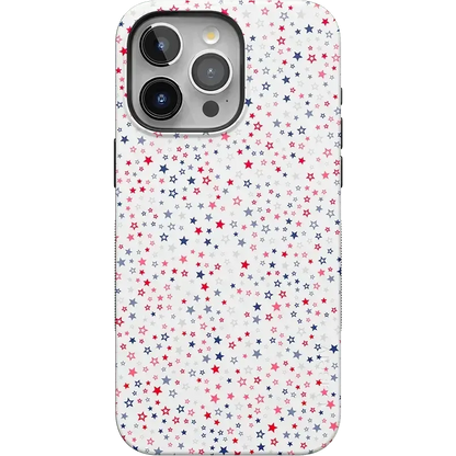 Seeing Stars | Red, White & Blue Case Phone Case Casetry Bold Flex + MagSafe® iPhone 15 Pro Max
