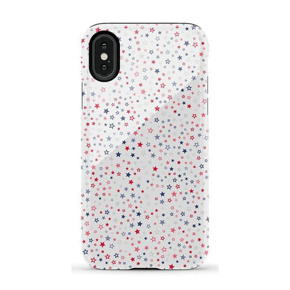 Seeing Stars | Red, White & Blue Case Phone Case Casetry Essential iPhone X / XS