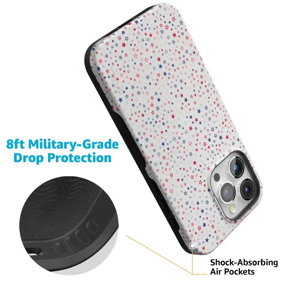 Seeing Stars | Red, White & Blue Case Phone Case Casetry