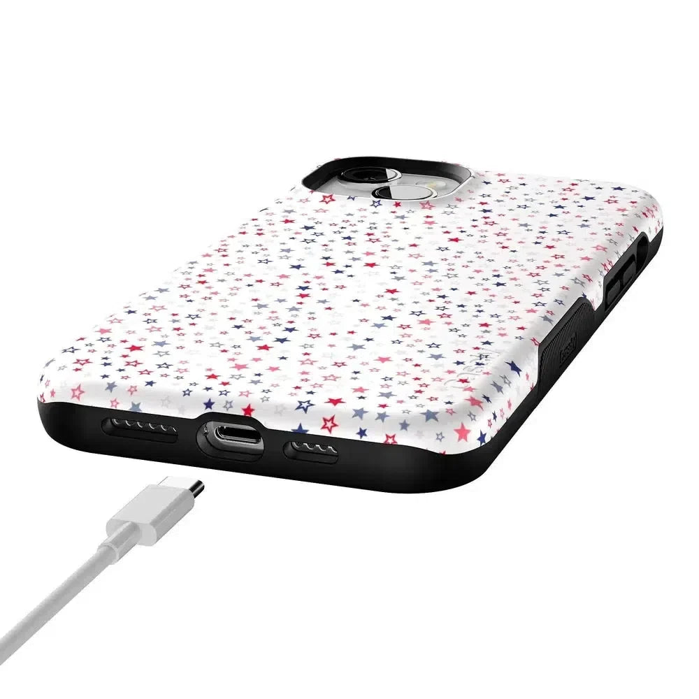 Seeing Stars | Red, White & Blue Case Phone Case Casetry
