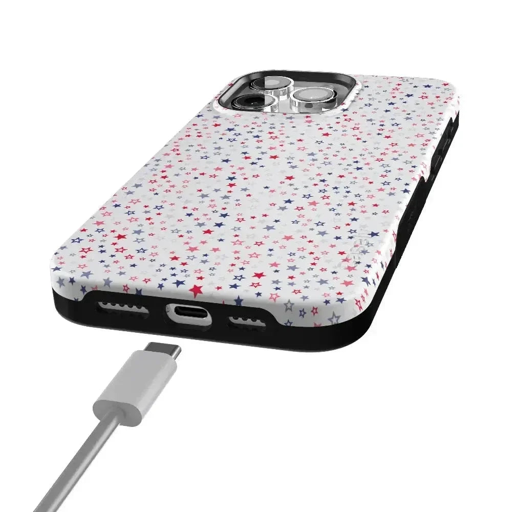 Seeing Stars | Red, White & Blue Case Phone Case Casetry