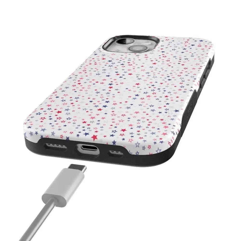 Seeing Stars | Red, White & Blue Case Phone Case Casetry