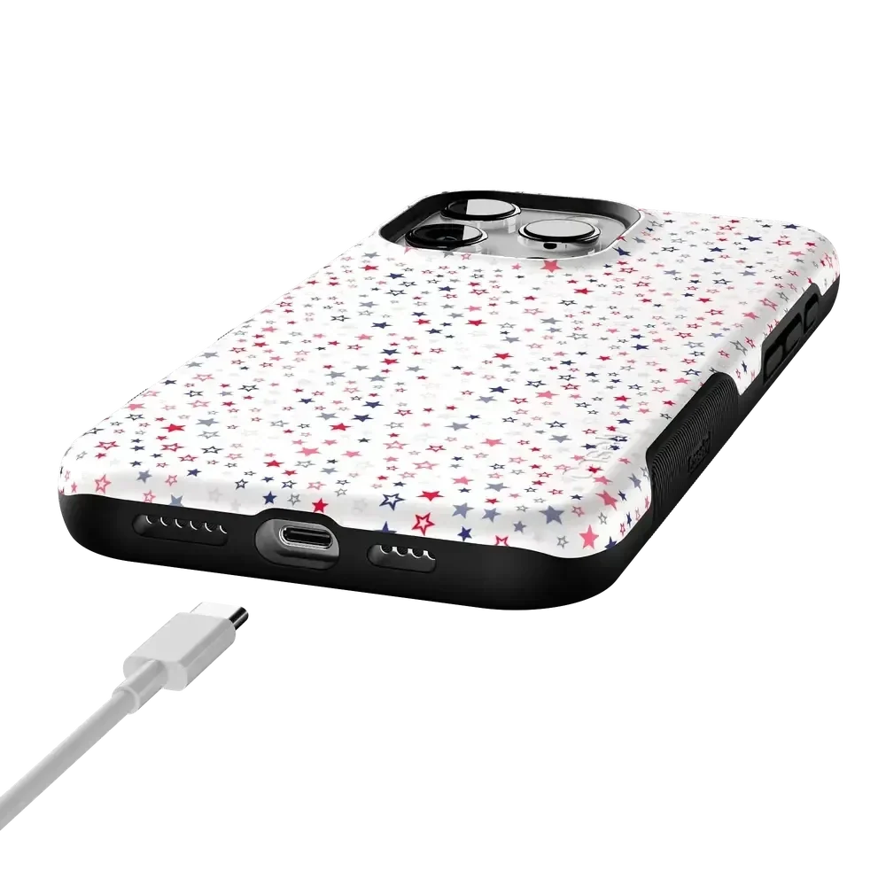 Seeing Stars | Red, White & Blue Case Phone Case Casetry
