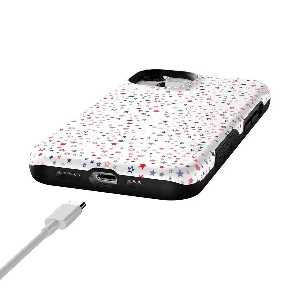 Seeing Stars | Red, White & Blue Case Phone Case Casetry