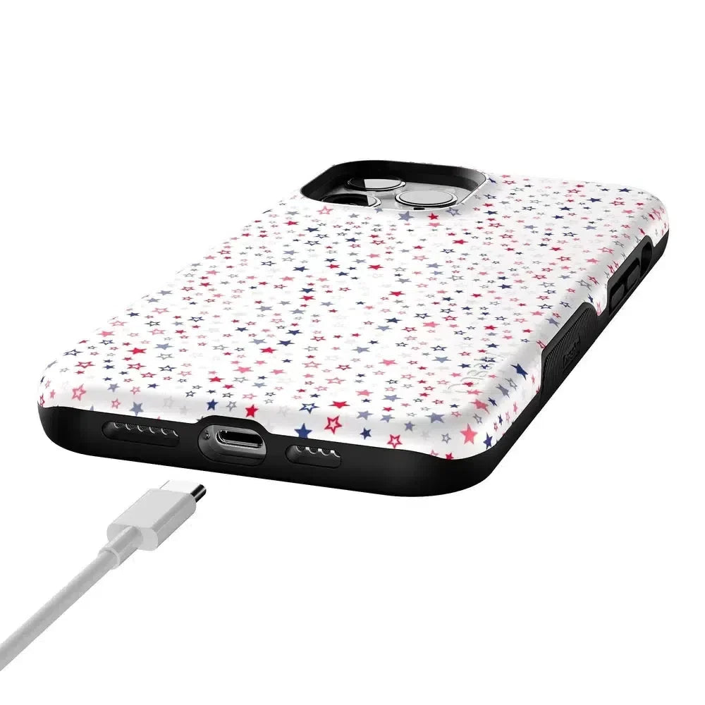 Seeing Stars | Red, White & Blue Case Phone Case Casetry
