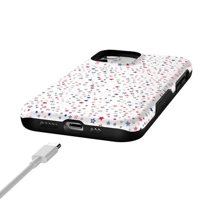 Seeing Stars | Red, White & Blue Case Phone Case Casetry