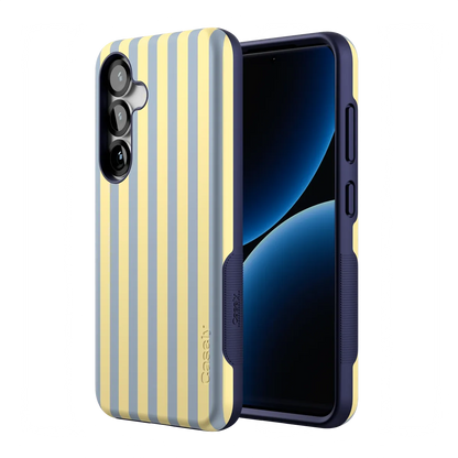 Coastline Stripes | Blue & Yellow Case