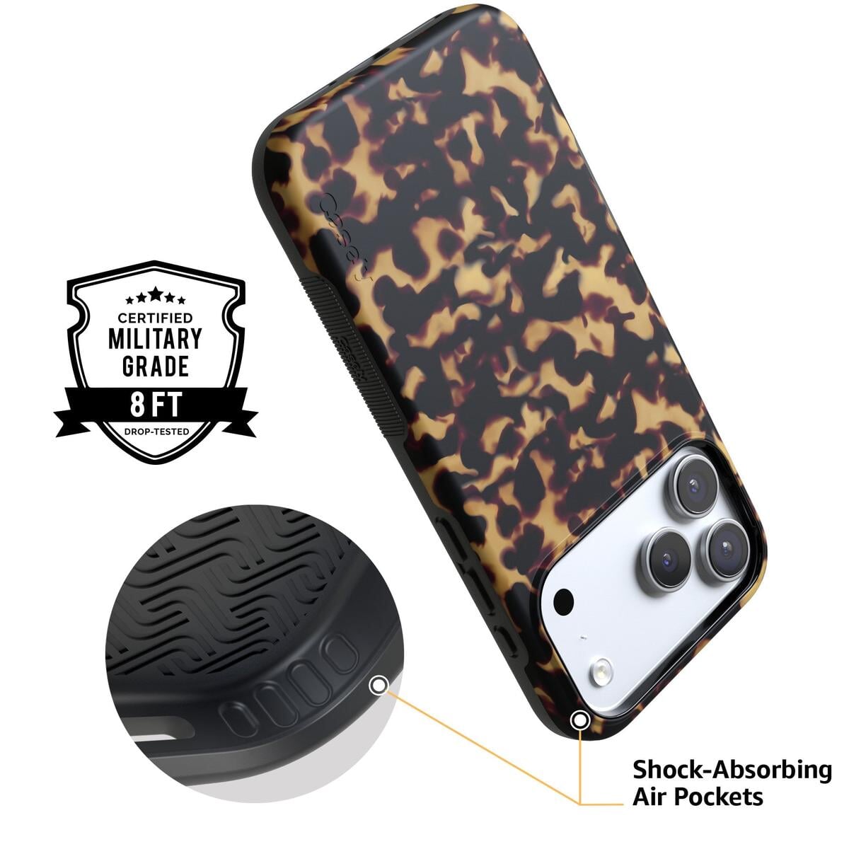 Shell Shocked | Tortoise Print Case iPhone Case get.casely