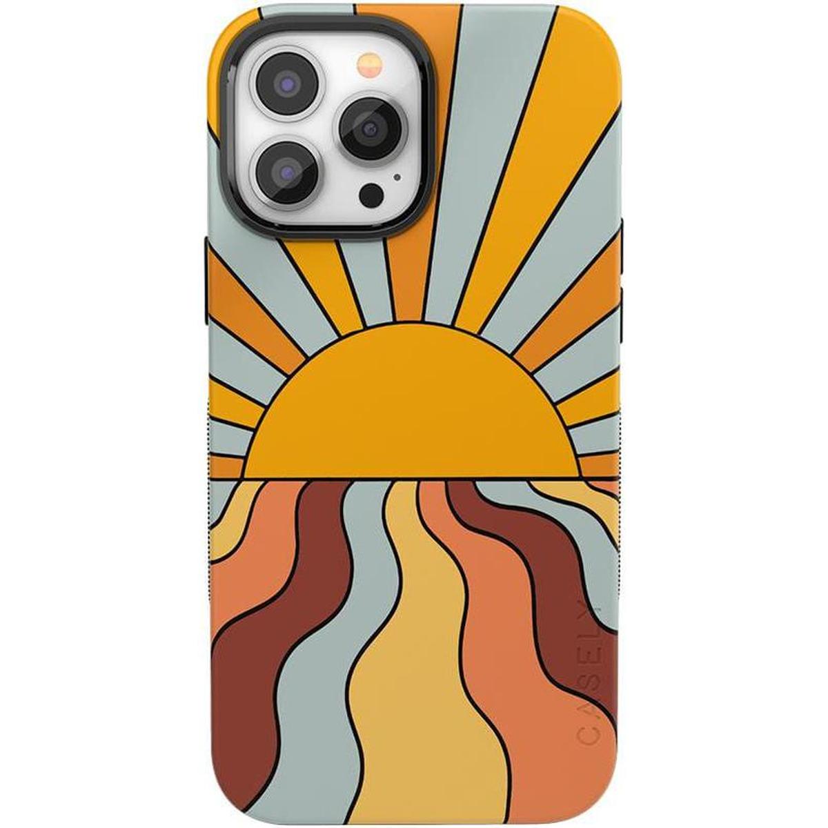 Shine On | Retro Sunset Case iPhone Case get.casely Bold + MagSafe® iPhone 13 Pro Max