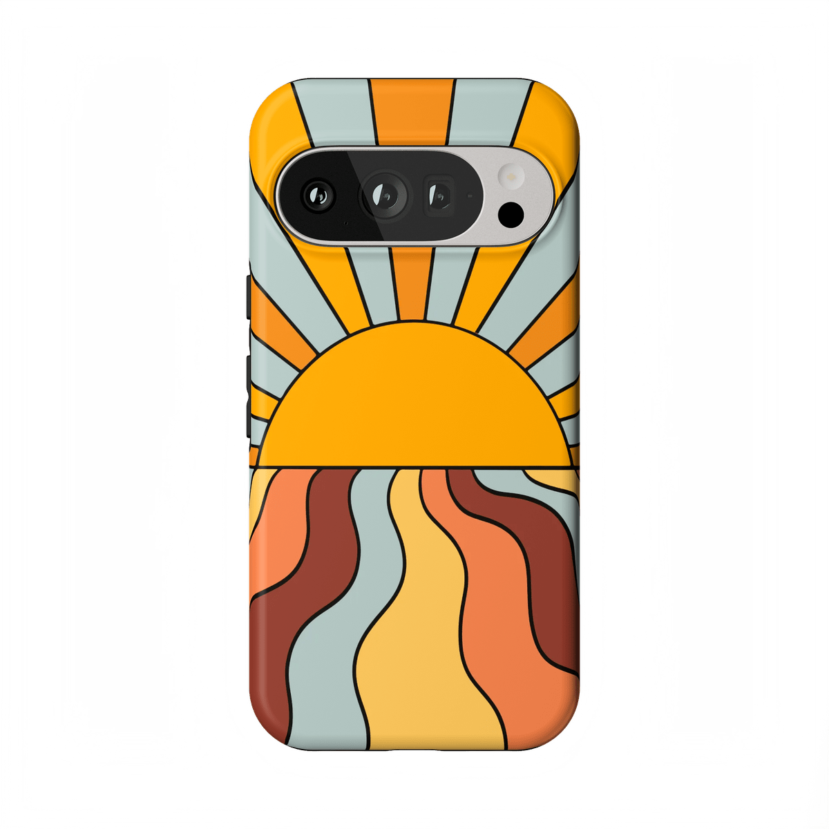 Shine On | Retro Sunset Case iPhone Case get.casely Essential + MagSafe® Google Pixel 10 Pro