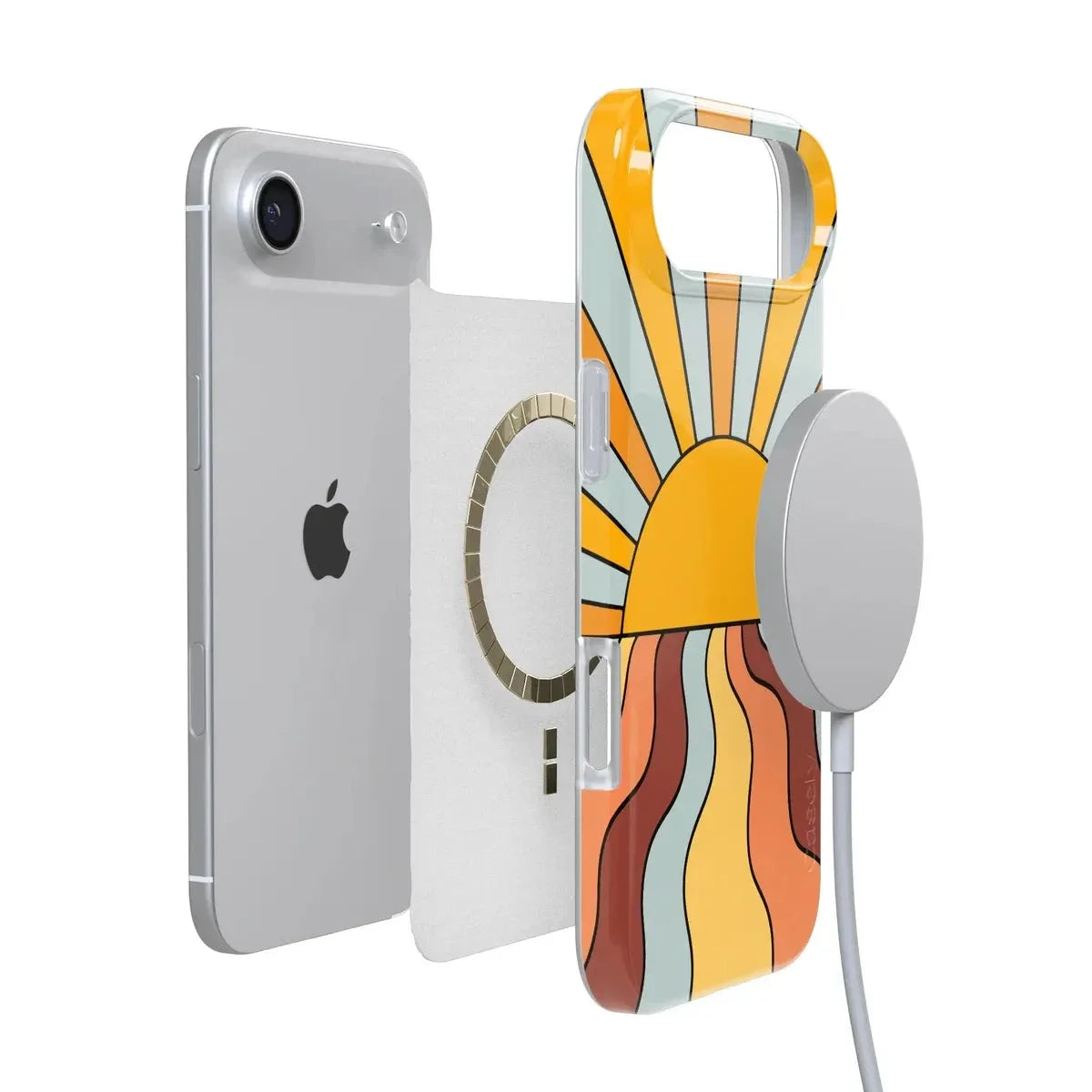 Shine On | Retro Sunset Case iPhone Case get.casely