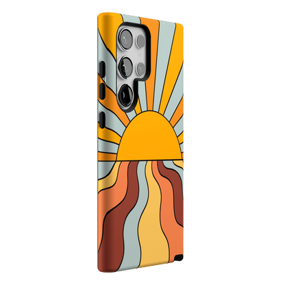 Shine On | Retro Sunset Case iPhone Case get.casely