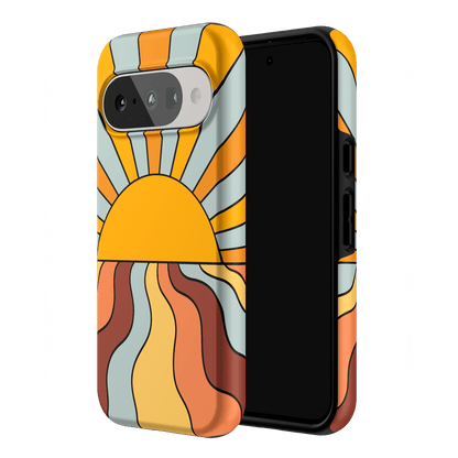 Shine On | Retro Sunset Case iPhone Case get.casely