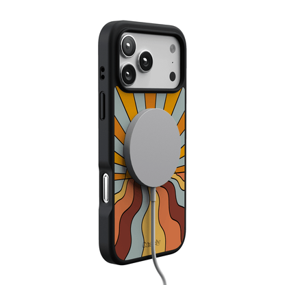 Shine On | Retro Sunset Case iPhone Case get.casely