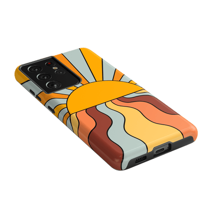 Shine On | Retro Sunset Case iPhone Case get.casely