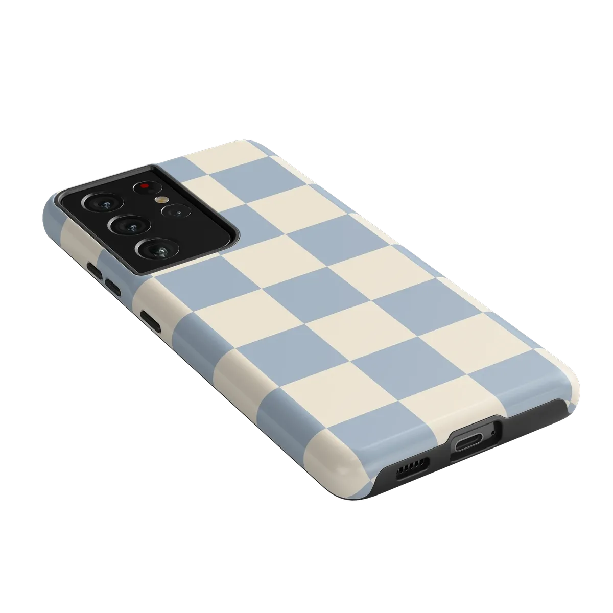 Fit Check | Light Blue Checkerboard Case
