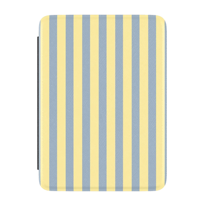 Coastline Stripes | Blue & Yellow Kindle Case