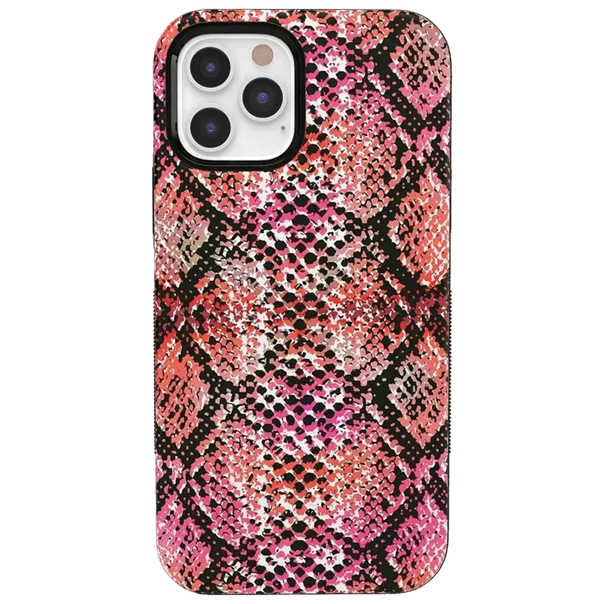 Snake Along | Red Snake Skin Case iPhone Case get.casely Bold iPhone 12 Pro