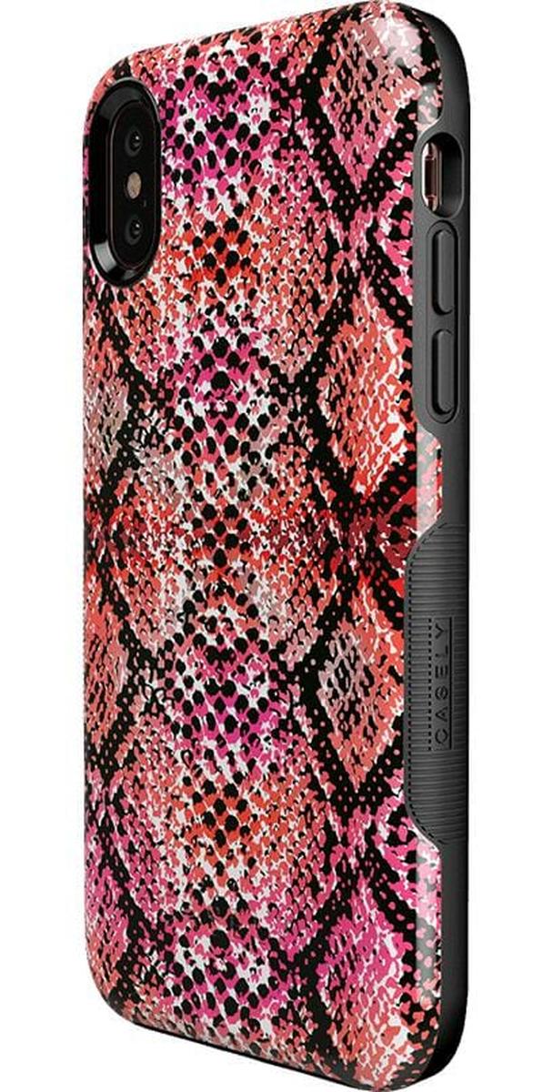Snake Along | Red Snake Skin Case iPhone Case get.casely