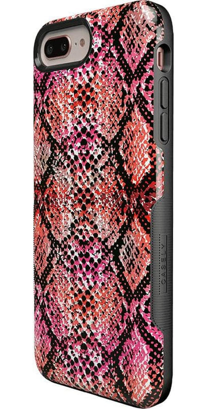 Snake Along | Red Snake Skin Case iPhone Case get.casely