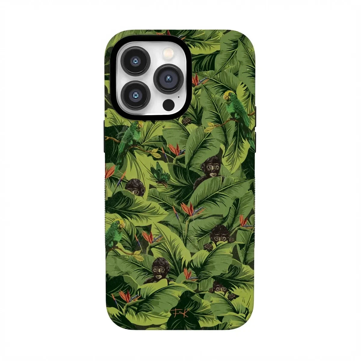 Sneaky Monkeys | Frida Kahlo Jungle Floral Case iPhone Case get.casely Bold Flex + MagSafe® iPhone 14 Pro Max