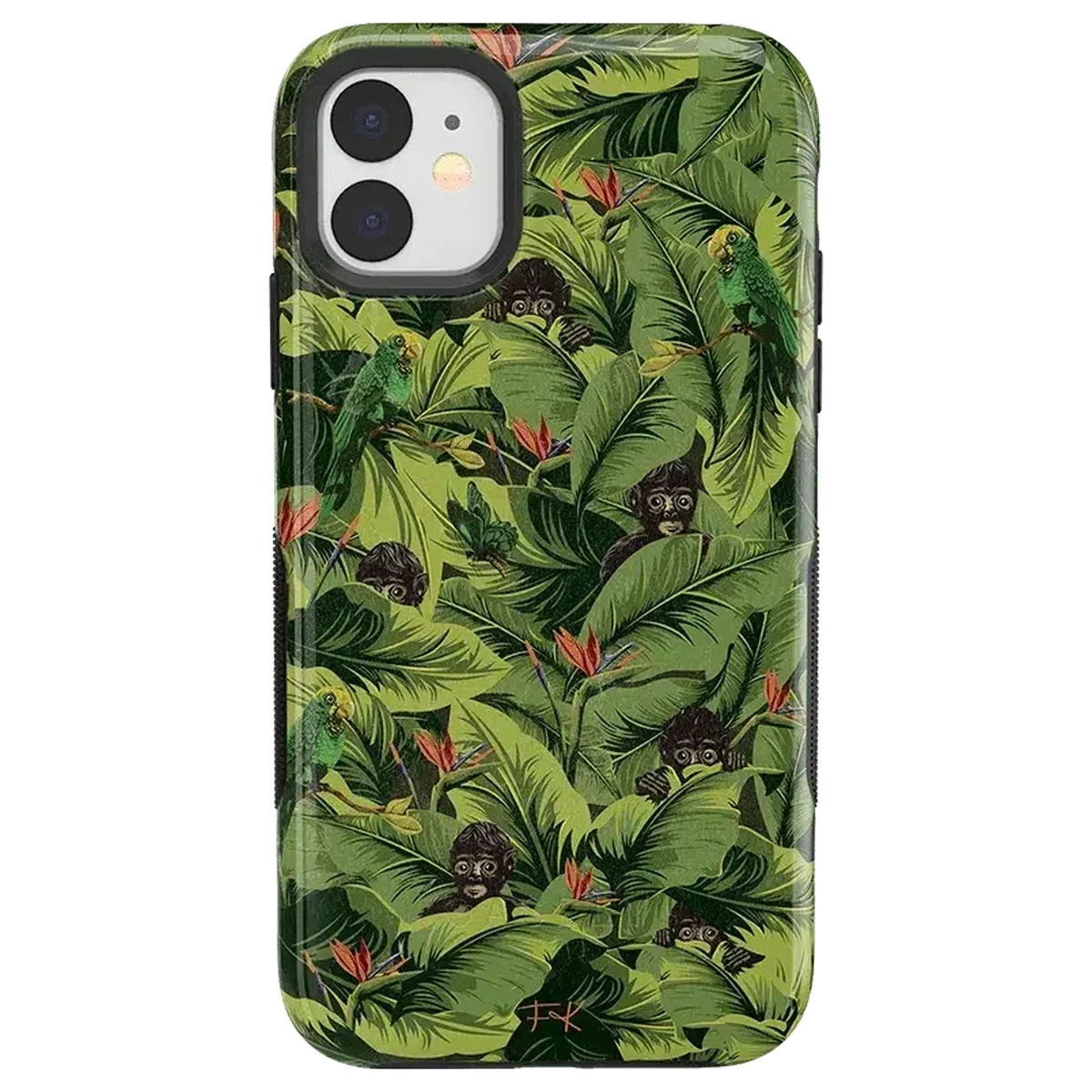 Sneaky Monkeys | Frida Kahlo Jungle Floral Case iPhone Case get.casely Bold iPhone 11