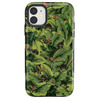 Sneaky Monkeys | Frida Kahlo Jungle Floral Case iPhone Case get.casely Bold iPhone 11
