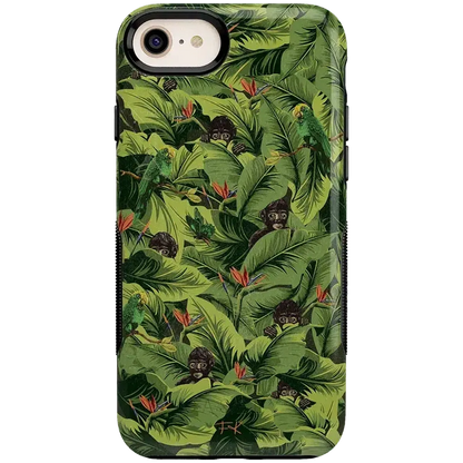 Sneaky Monkeys | Frida Kahlo Jungle Floral Case iPhone Case get.casely Bold iPhone SE (2020 & 2022)