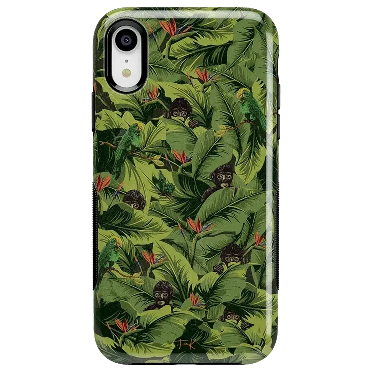 Sneaky Monkeys | Frida Kahlo Jungle Floral Case iPhone Case get.casely Bold iPhone XR