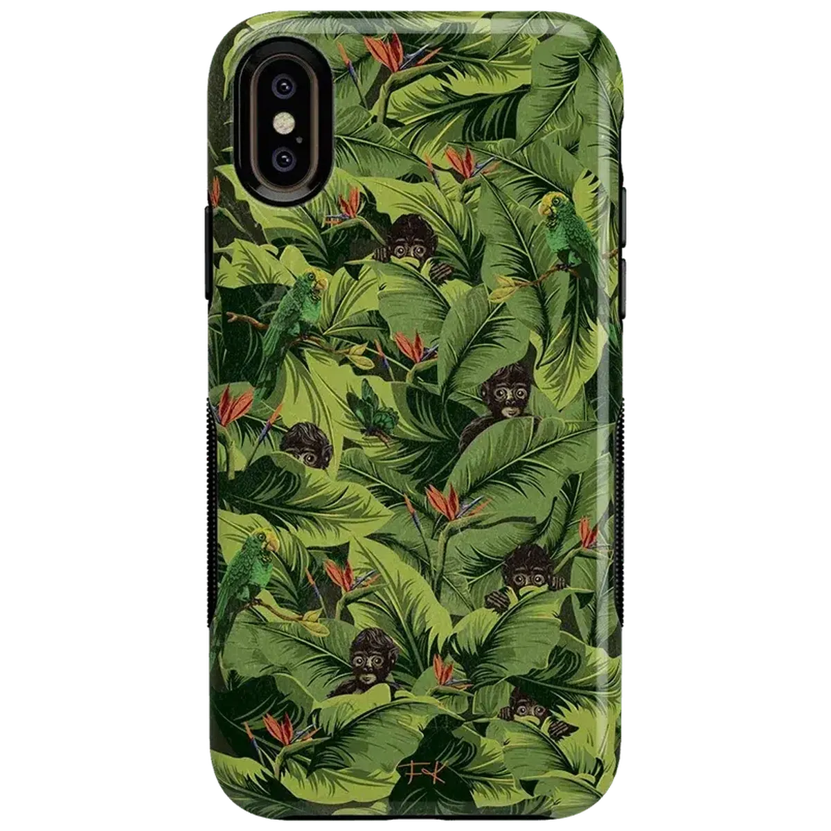 Sneaky Monkeys | Frida Kahlo Jungle Floral Case iPhone Case get.casely Bold iPhone XS Max