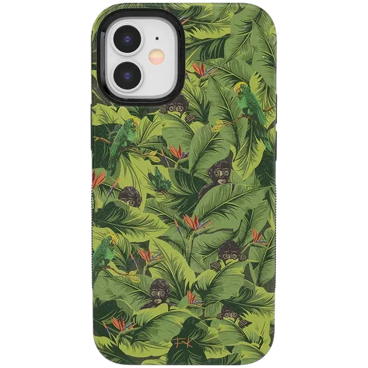Sneaky Monkeys | Frida Kahlo Jungle Floral Case iPhone Case get.casely Bold + MagSafe® iPhone 12