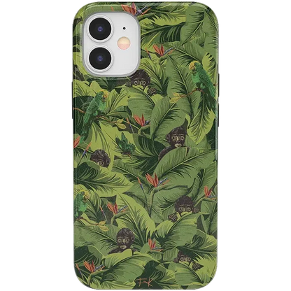 Sneaky Monkeys | Frida Kahlo Jungle Floral Case iPhone Case get.casely Classic iPhone 12
