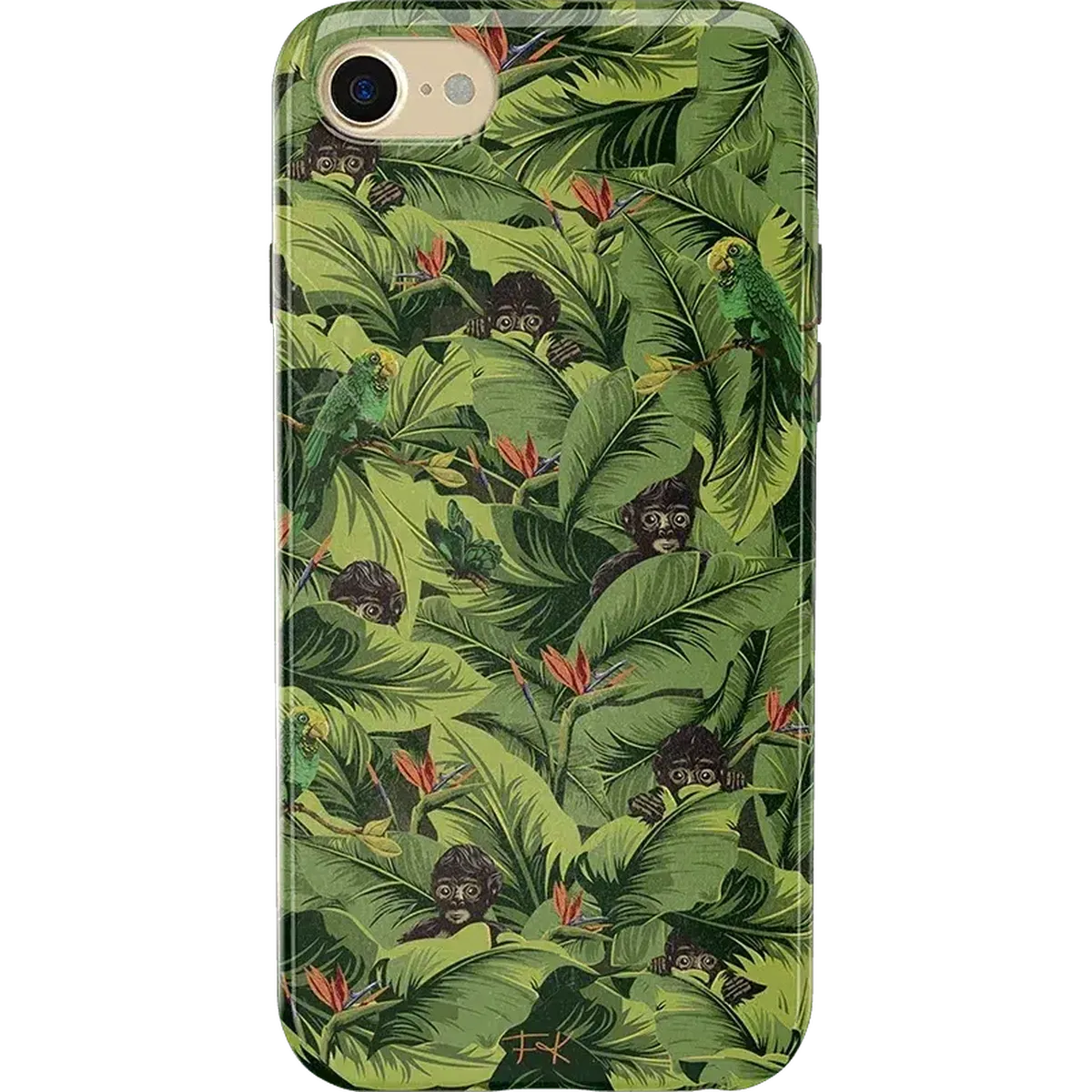 Sneaky Monkeys | Frida Kahlo Jungle Floral Case iPhone Case get.casely Classic iPhone SE (2020 & 2022)