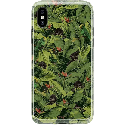 Sneaky Monkeys | Frida Kahlo Jungle Floral Case iPhone Case get.casely Classic iPhone XS Max