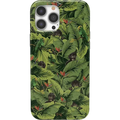 Sneaky Monkeys | Frida Kahlo Jungle Floral Case iPhone Case get.casely Classic + MagSafe® iPhone 13 Pro Max