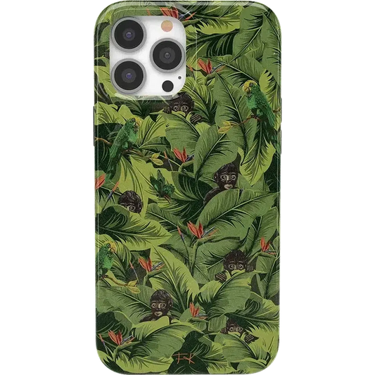 Sneaky Monkeys | Frida Kahlo Jungle Floral Case iPhone Case get.casely Classic + MagSafe® iPhone 13 Pro Max