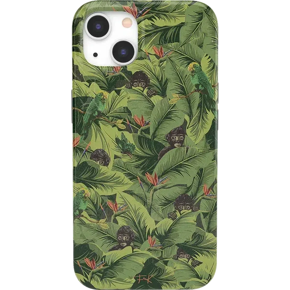 Sneaky Monkeys | Frida Kahlo Jungle Floral Case iPhone Case get.casely Classic + MagSafe® iPhone 13