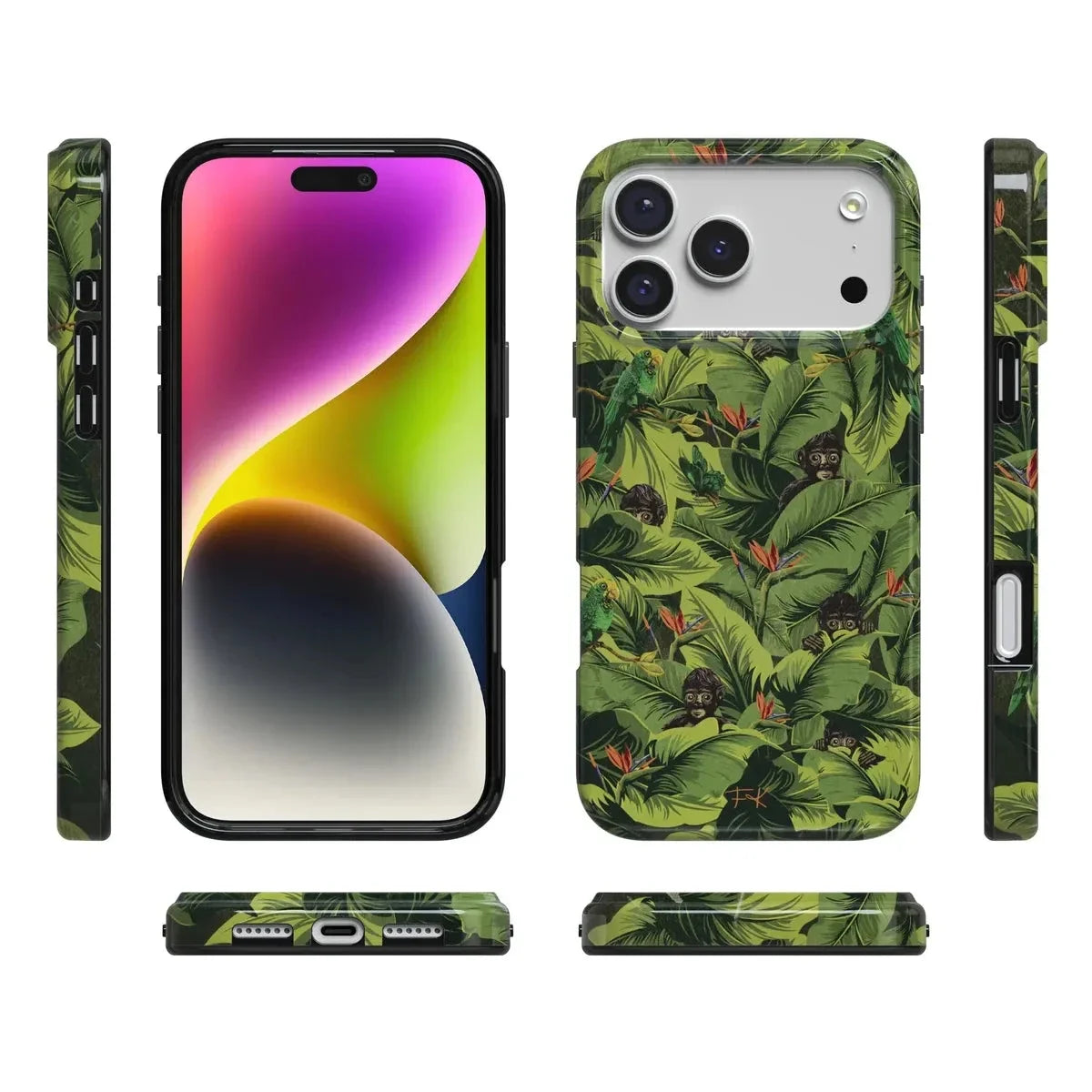 Sneaky Monkeys | Frida Kahlo Jungle Floral Case iPhone Case get.casely