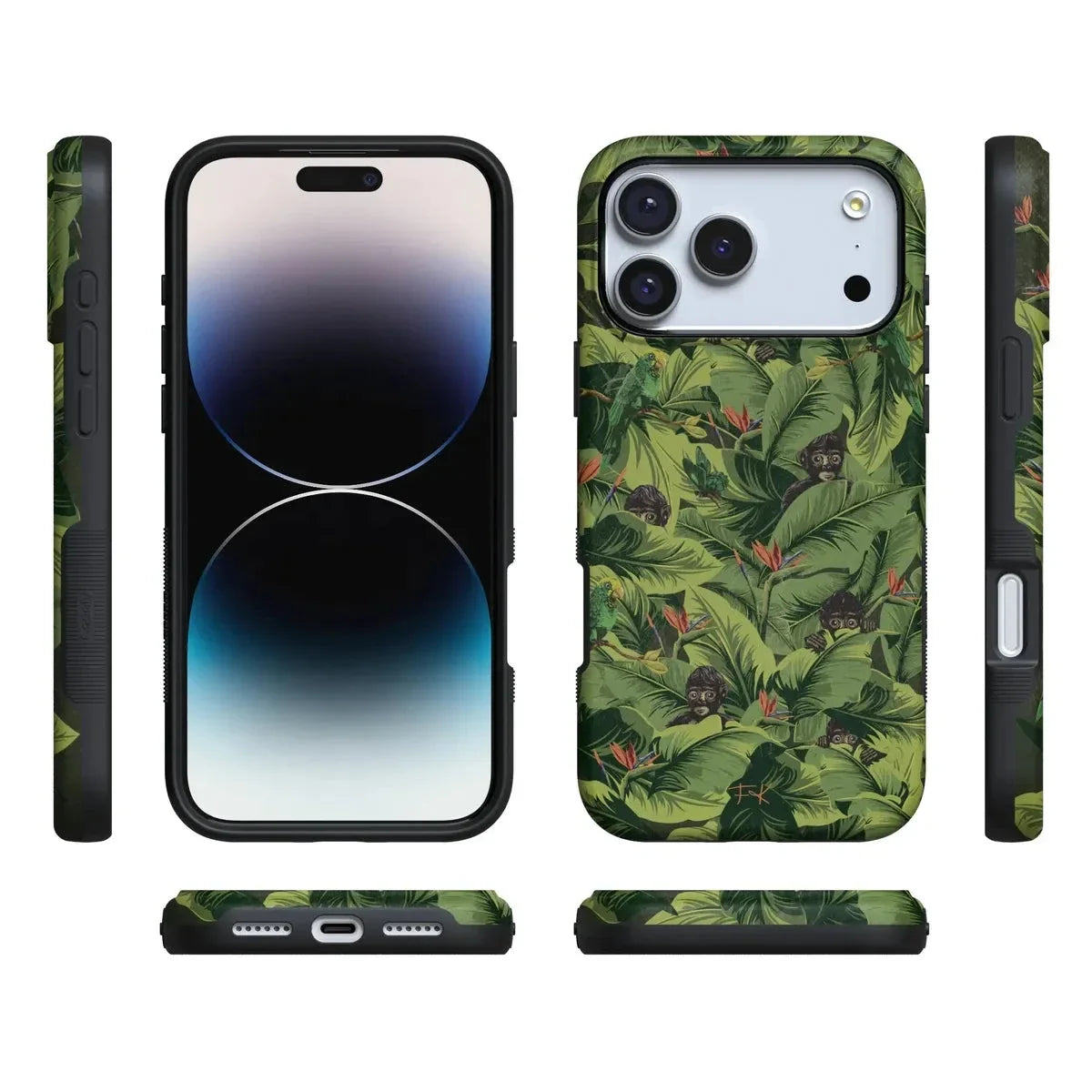 Sneaky Monkeys | Frida Kahlo Jungle Floral Case iPhone Case get.casely