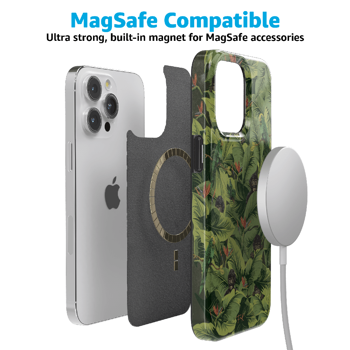 Sneaky Monkeys | Frida Kahlo Jungle Floral Case iPhone Case get.casely