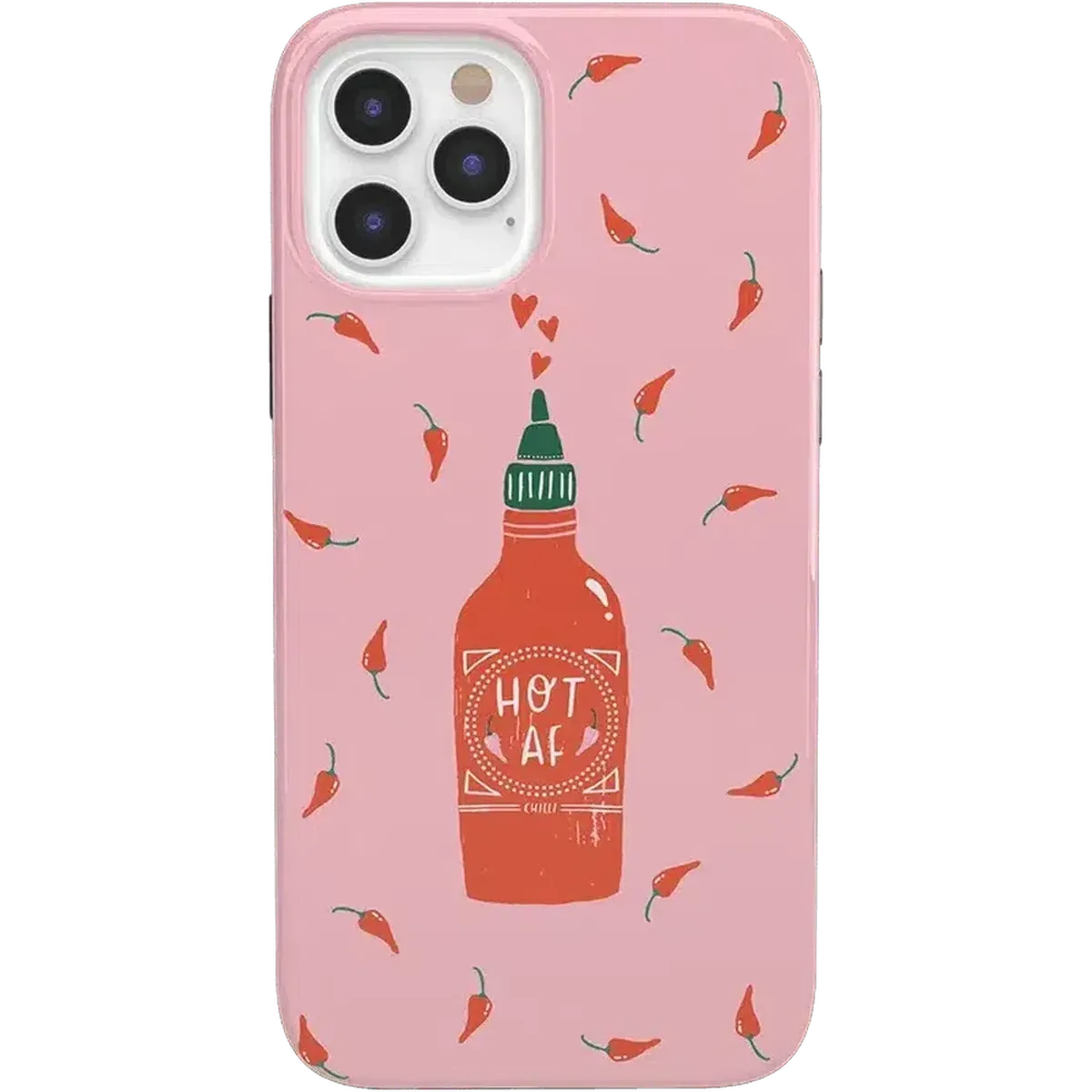 Spicy AF | Pink Chili Hot Sauce Case iPhone Case get.casely Classic iPhone 12 Pro Max