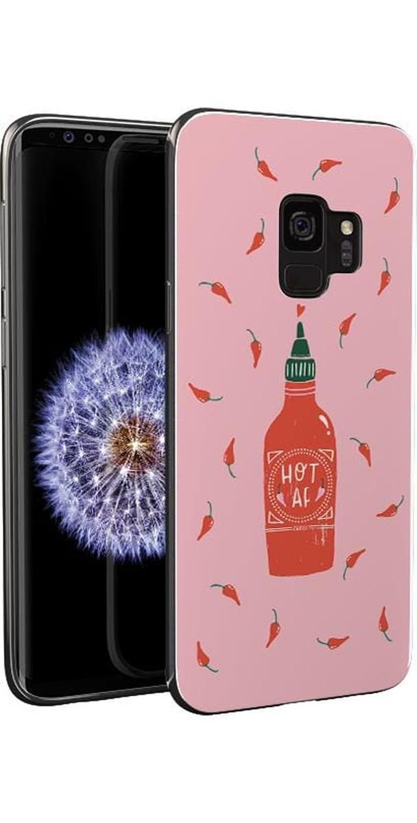 Spicy AF | Pink Chili Hot Sauce Samsung Case Samsung Case get.casely