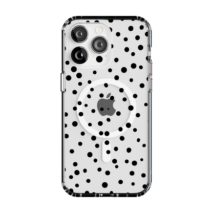 Spot On | Dotted Animal Print Case iPhone Case get.casely Clear + MagSafe® iPhone 15 Pro Max